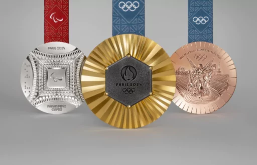 Back & front of Olympic & Paralympic medals |Canoe