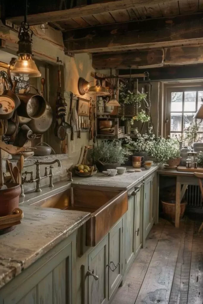 Vintage Themed Kitchen | Source: Pinterest