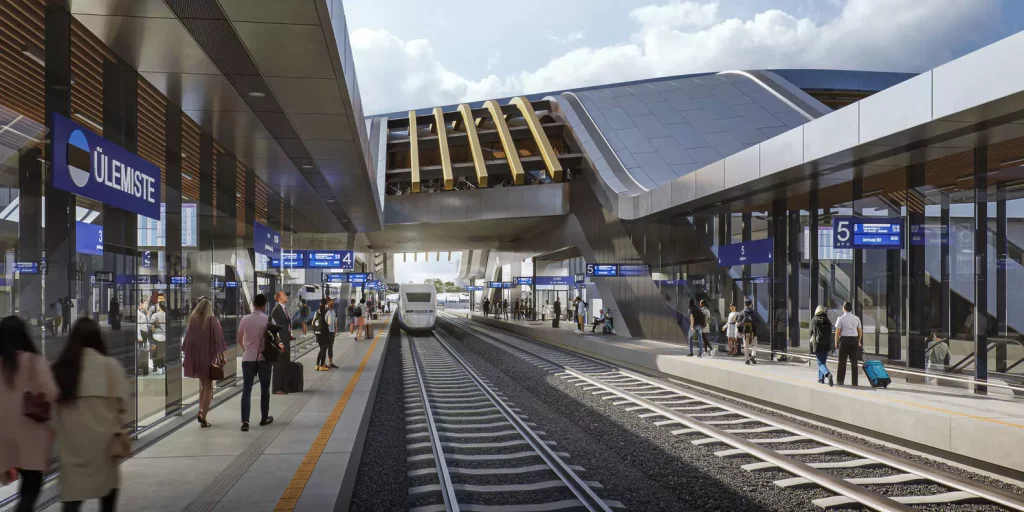 Platforms at  Ülemiste Terminal | Archdaily