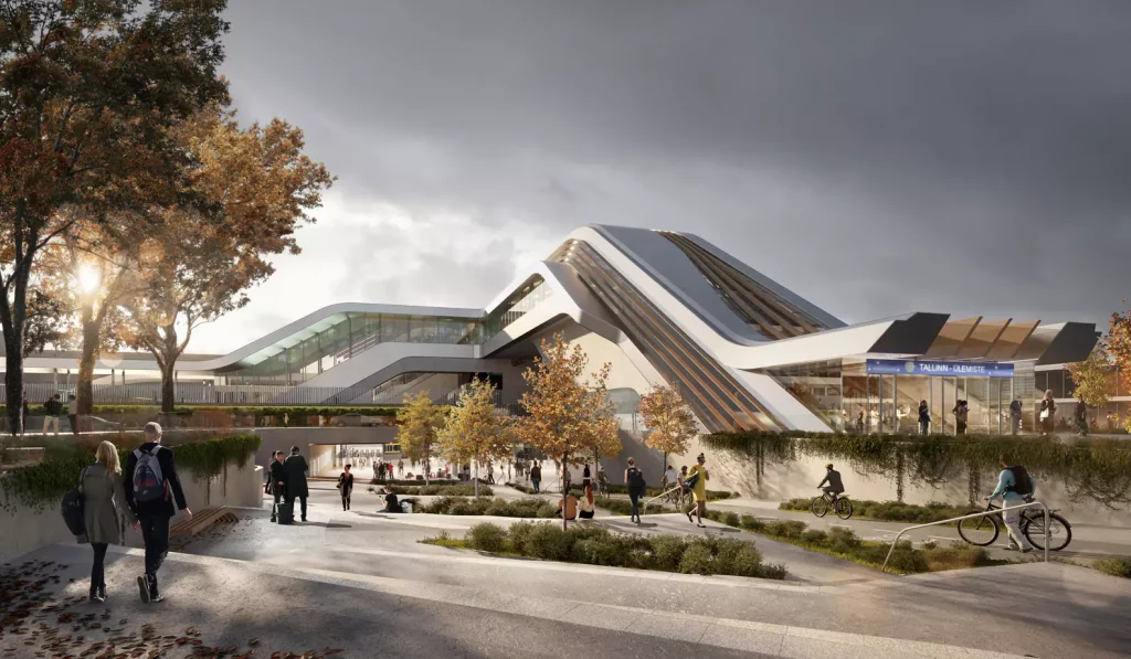 Southern Entry to Ülemiste Terminal  | Archdaily