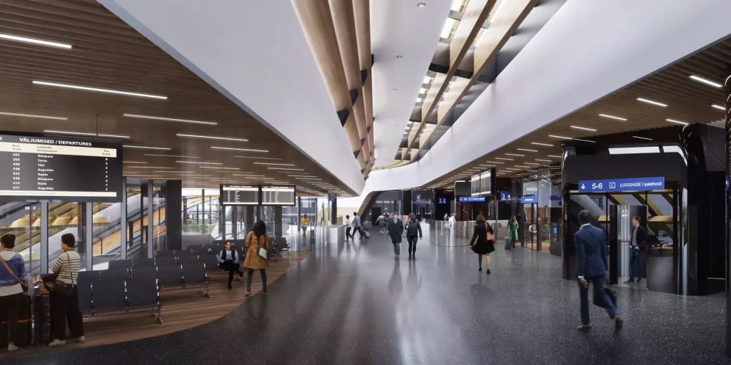 L03 Concourse of Ülemiste Terminal | Archdaily