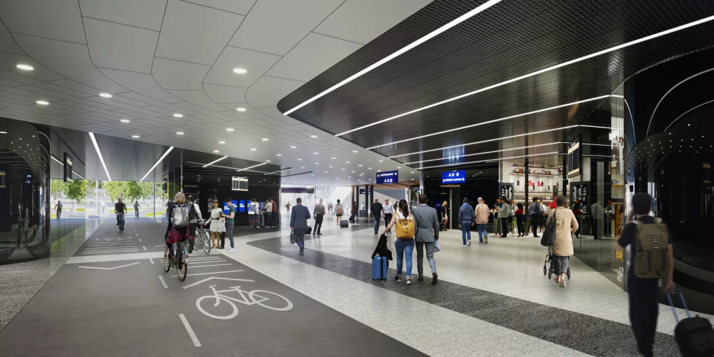 Underpass at  Ülemiste Terminal | Archdaily