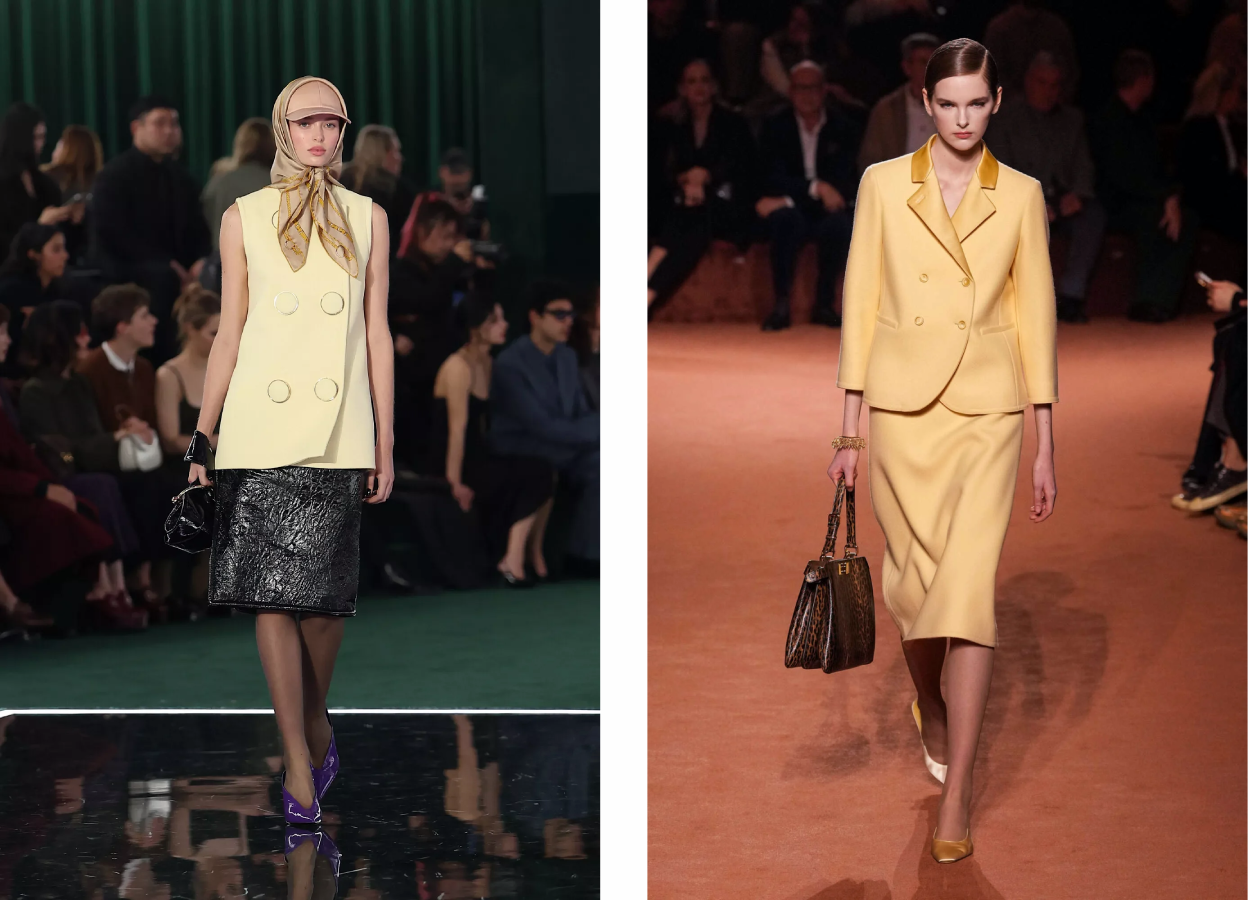 Gucci FW25 (left) & Fendi FW 25-26 Milan (right) | Resident & Fashion Network