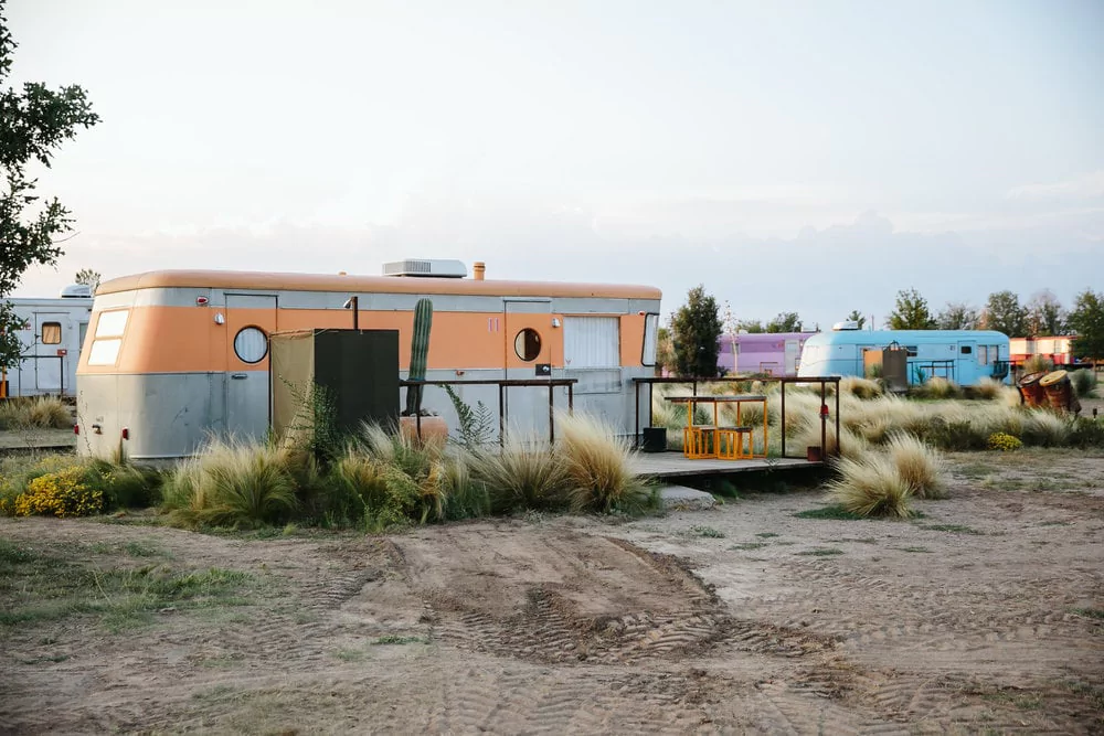  Trailer stay at original El Cosmico, Marfa | Travesias