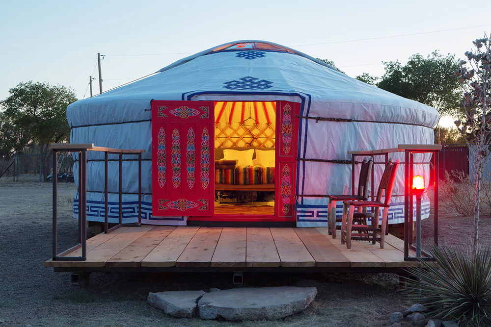 Tent stay at original El Cosmico, Marfa | Travesias