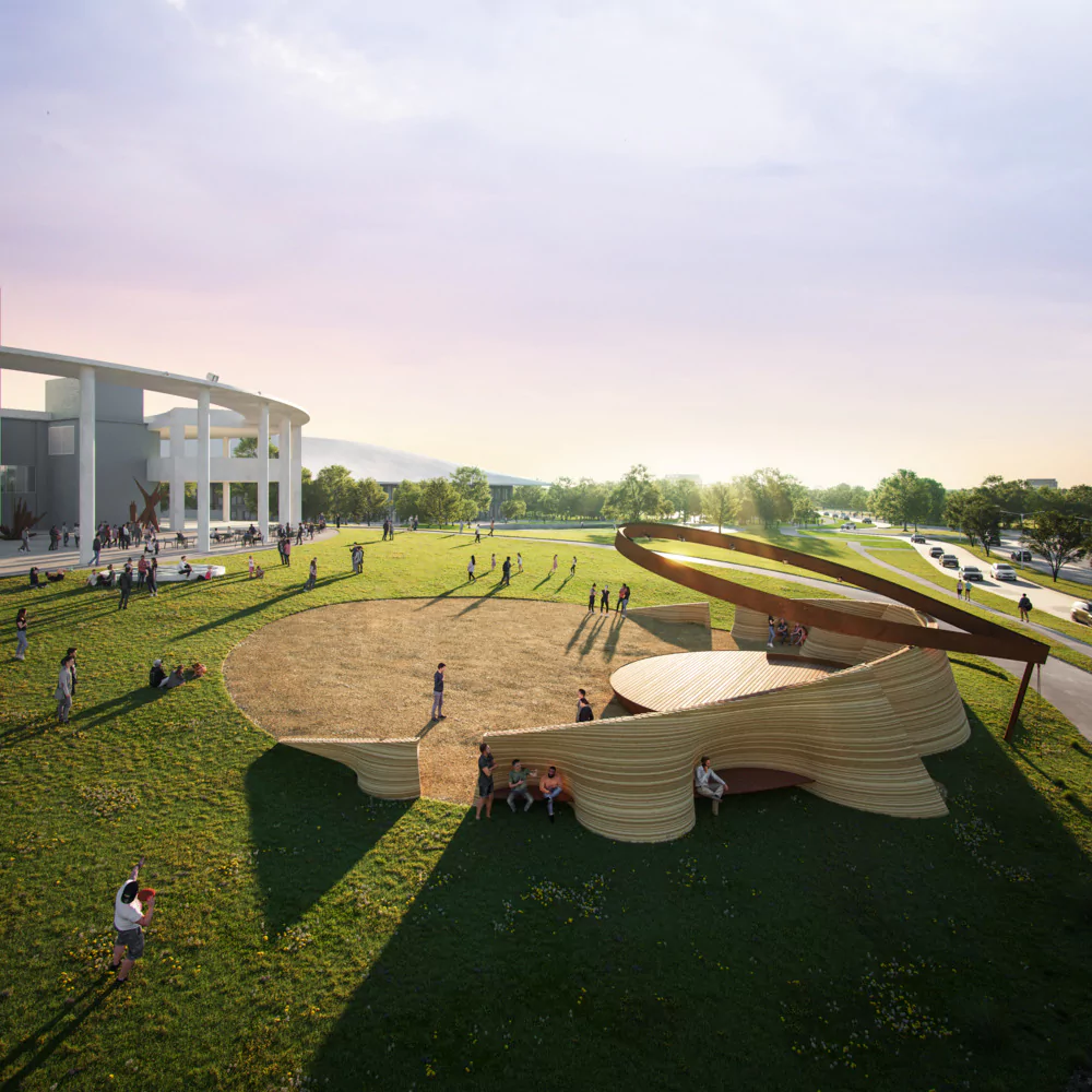 3D Printed Performance Pavilion - The Long Center - Austin, Texas | Arch Daily