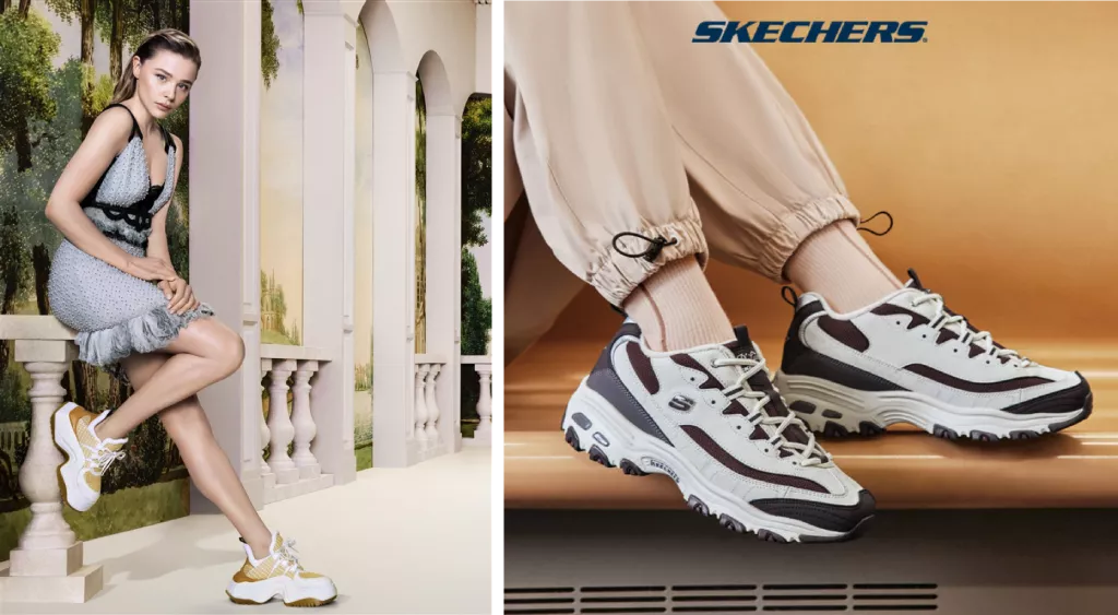 LV Arclight (left) inspiration of Sketchers D’Lite (right) | Store | Hunter