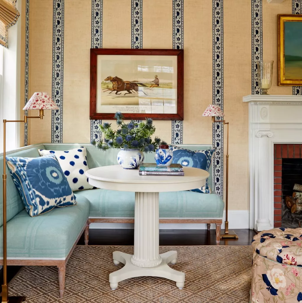  Grandmacore living room designed by Lilse McKenna in Massachusetts | HB