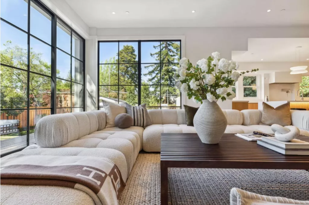 Churchill House living room adorned with fat furniture | Fab Homes