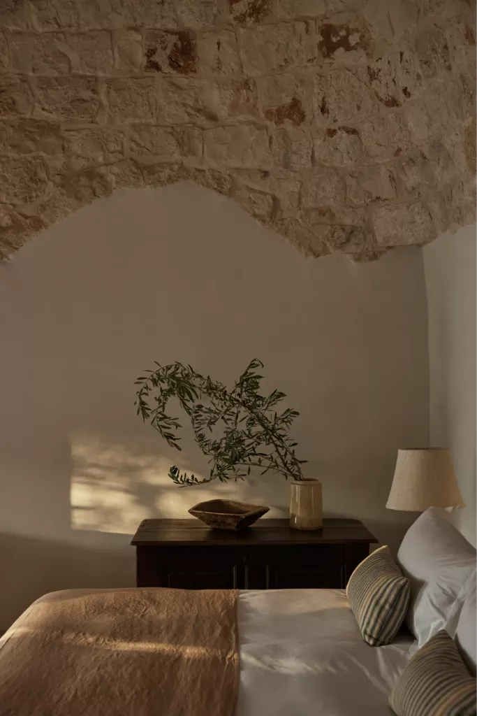 A room at Masseria Pistoia by James Thurstan Waterworth, Italy | Vogue