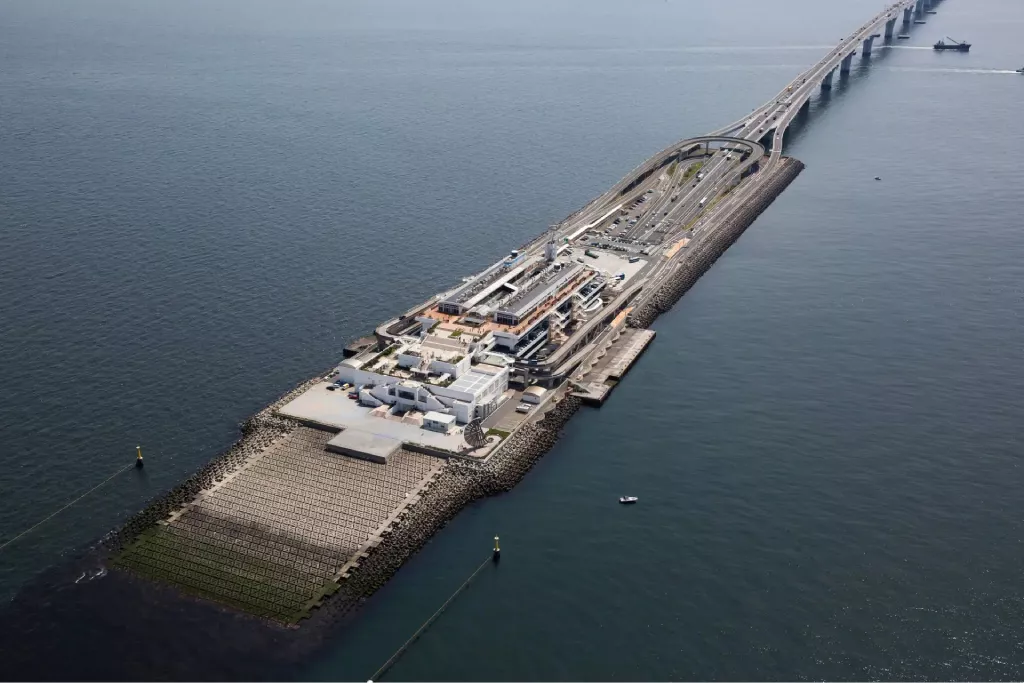 Aerial View of the Floating Parking | gltjp