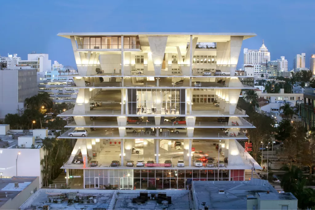 Iconic Sculptural Open Parking Structure in Miami | ArchDaily