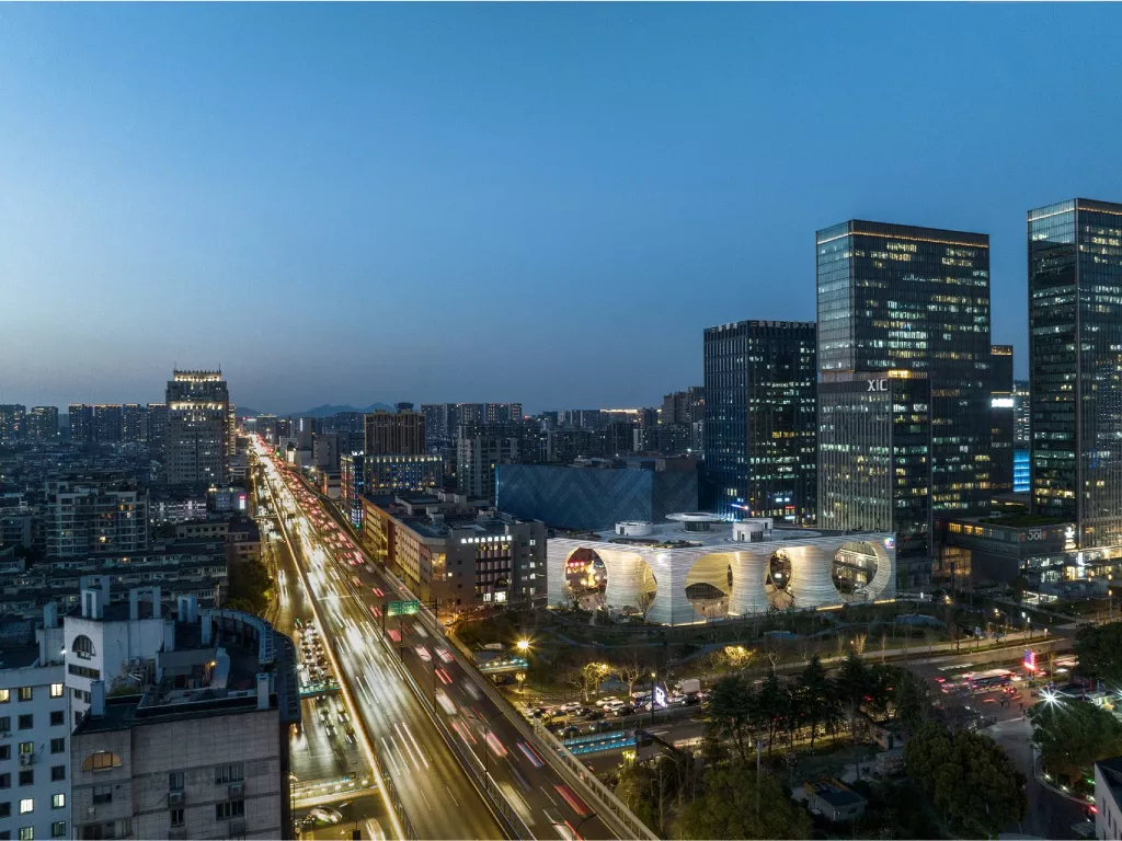 Parametric Parking Structure Located in Central Hangzhou  | Dezeen