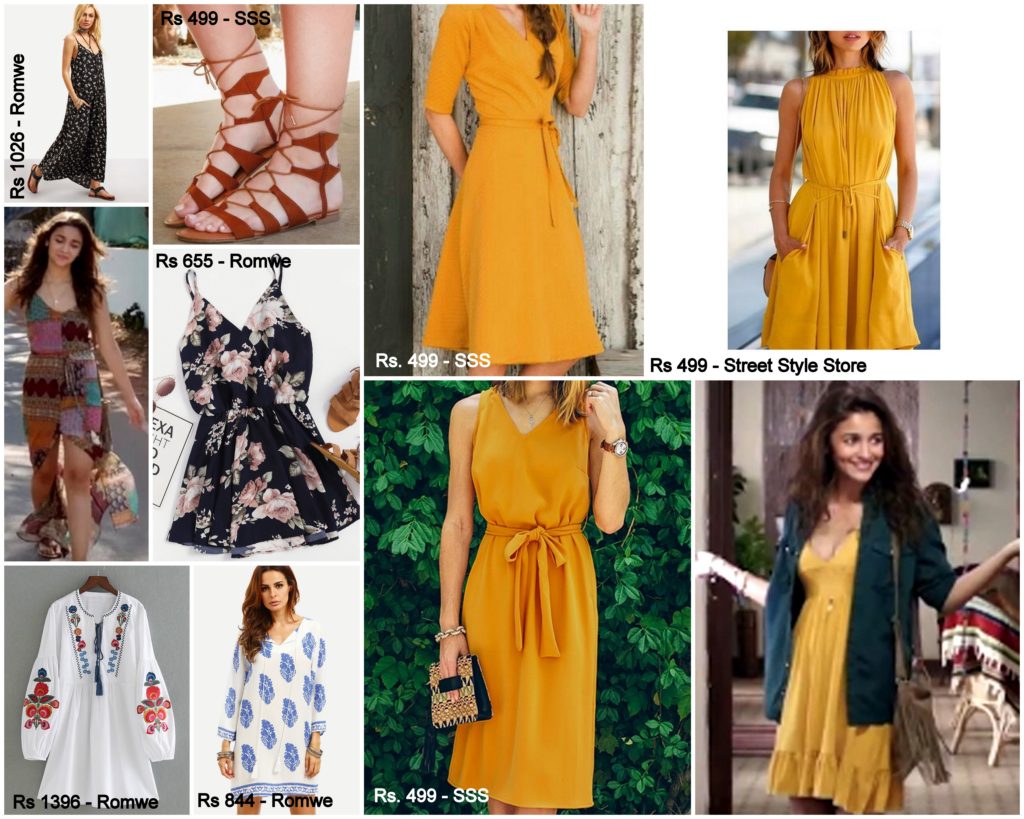 Alia bhatt dear outlet zindagi outfits