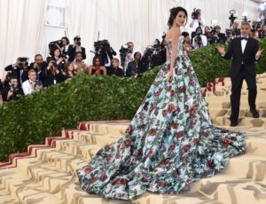 Amal Clooney rose