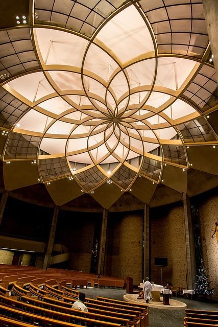 St. Ignatius Church, Kojimachi, Tokyo, Japan Sacred Geometry in Ceiling