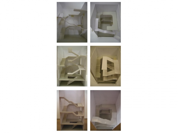 DVVT Architects - Staircase models for Wivina House