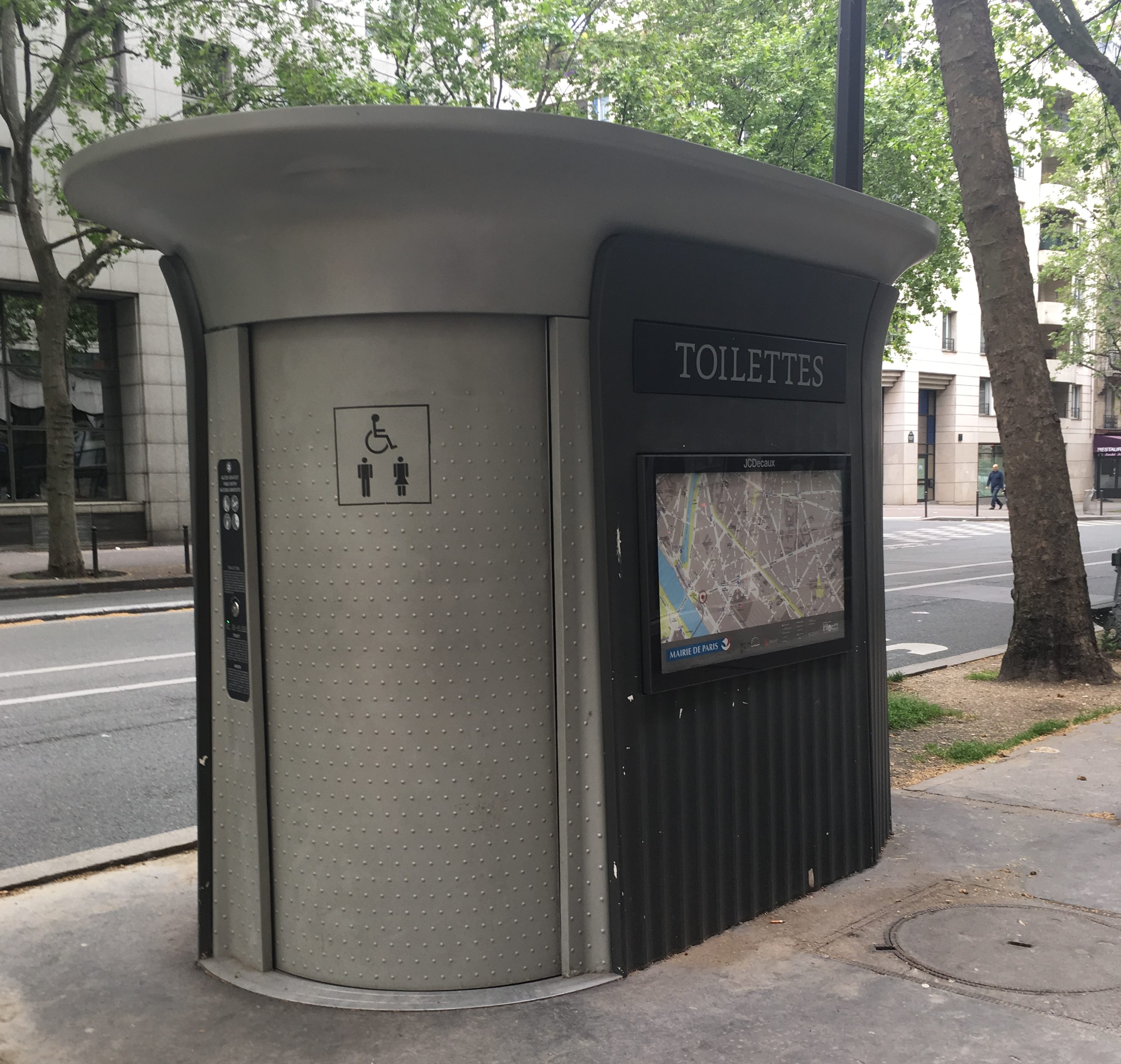 Public Porta Potty in Paris