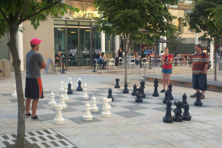 Public Chess Board in Portland