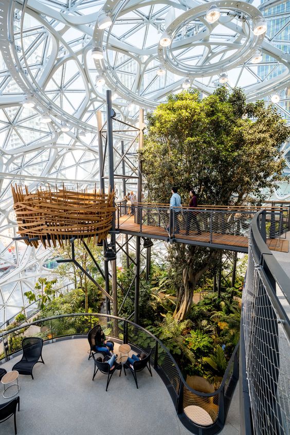 Spheres at the Amazon Headquarters by NBBJ and Site Workshop