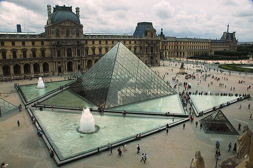 The Glass Pyramid, Louvre Museum by Ar. I.M. Pei