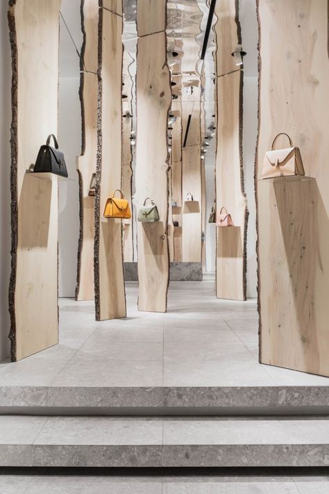 8. Valextra, Milan Enchanted Forest retail interiors by Kengo Kuma