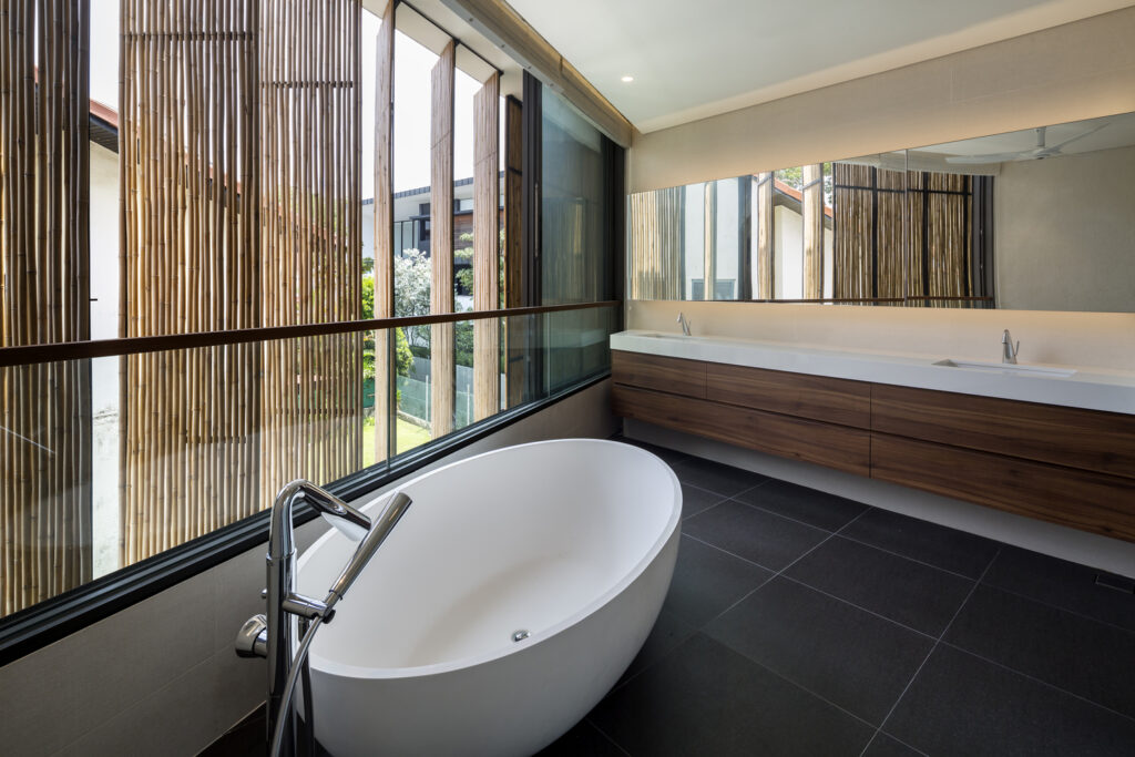 Bamboo Veil House Bathroom